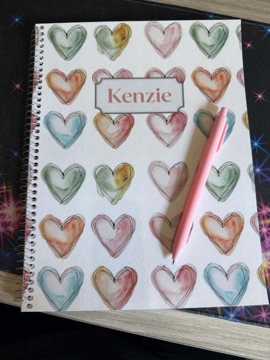 Personalized Wide-Ruled Notebook for Back To School