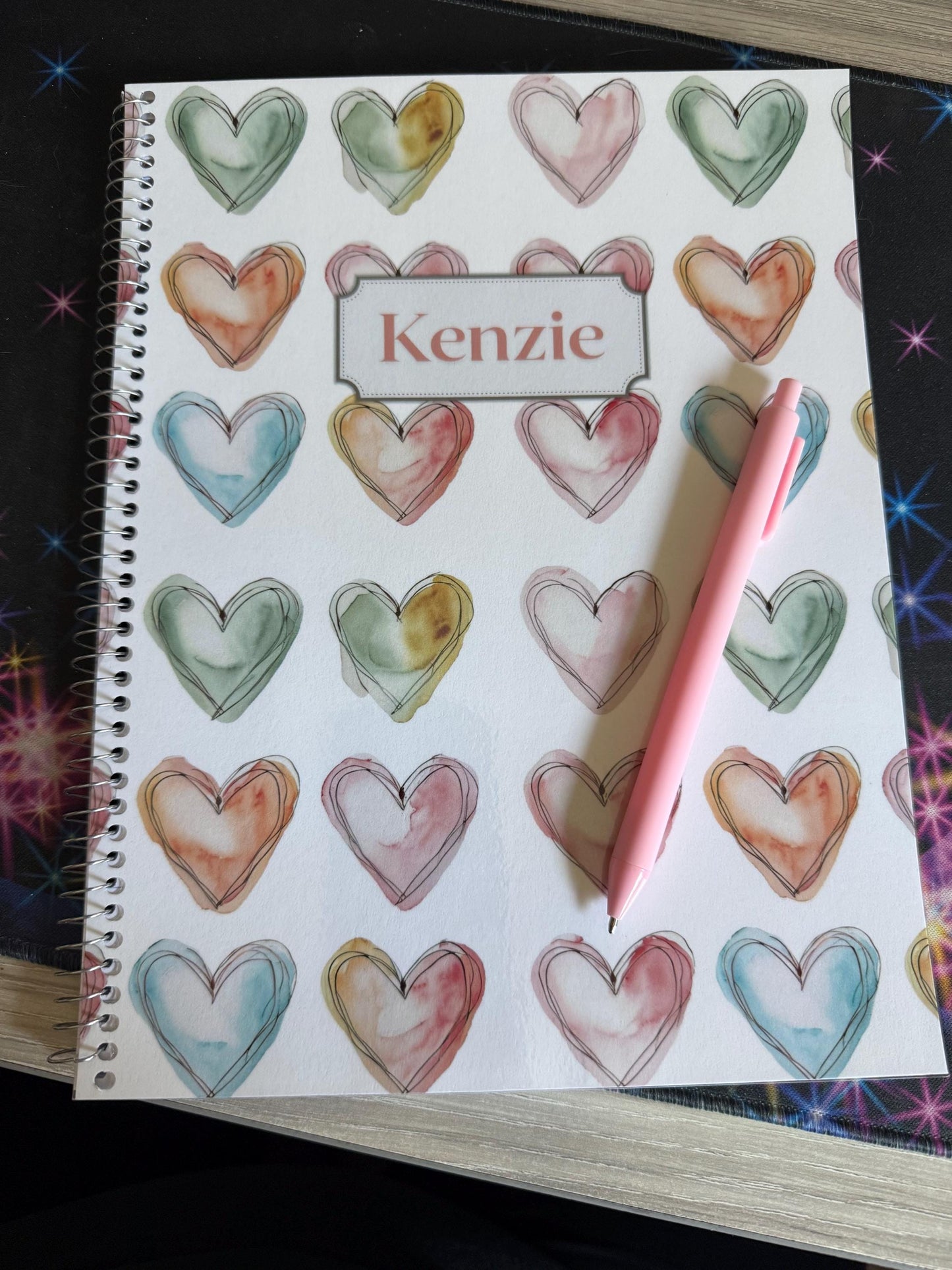 Personalized Wide-Ruled Notebook for Back To School