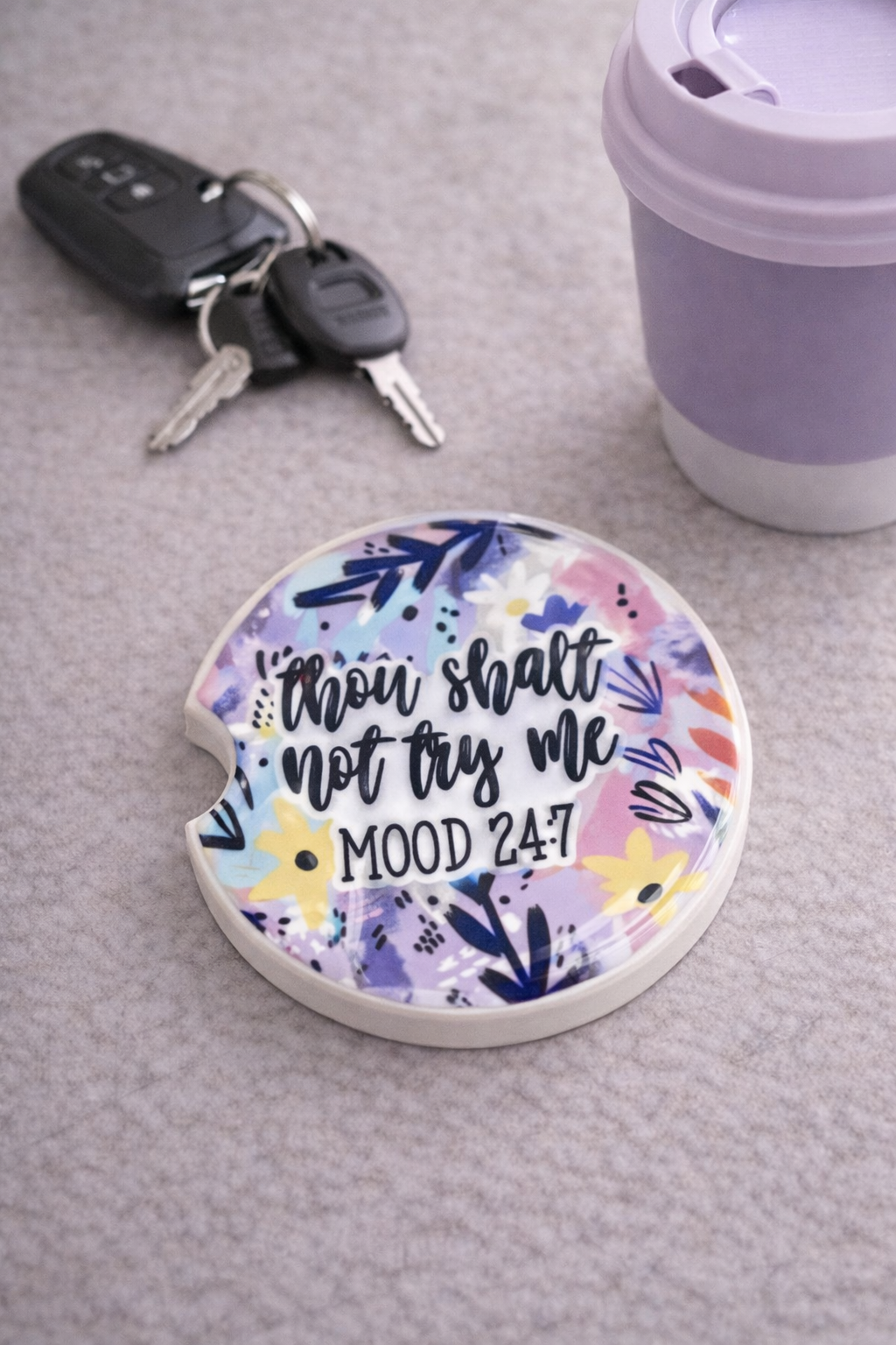Sassy Ceramic Car Coasters