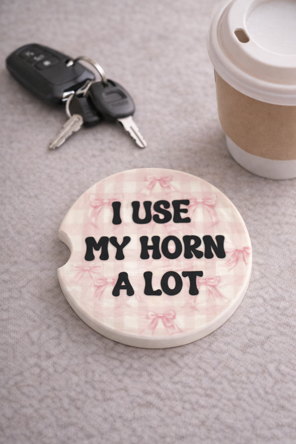 Sassy Ceramic Car Coasters