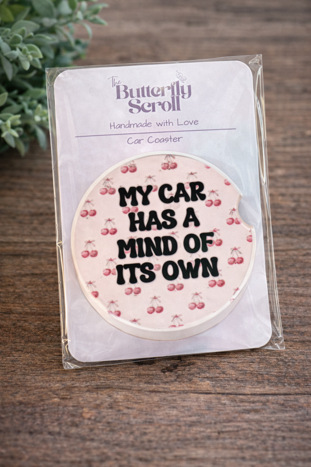 Sassy Ceramic Car Coasters
