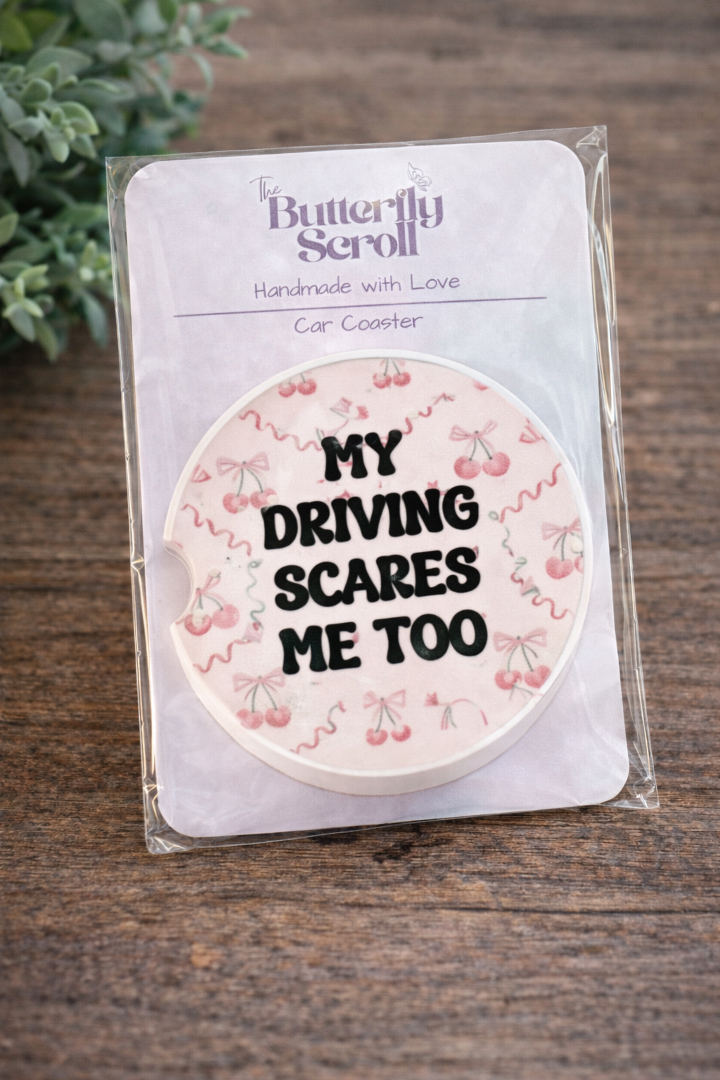 Sassy Ceramic Car Coasters