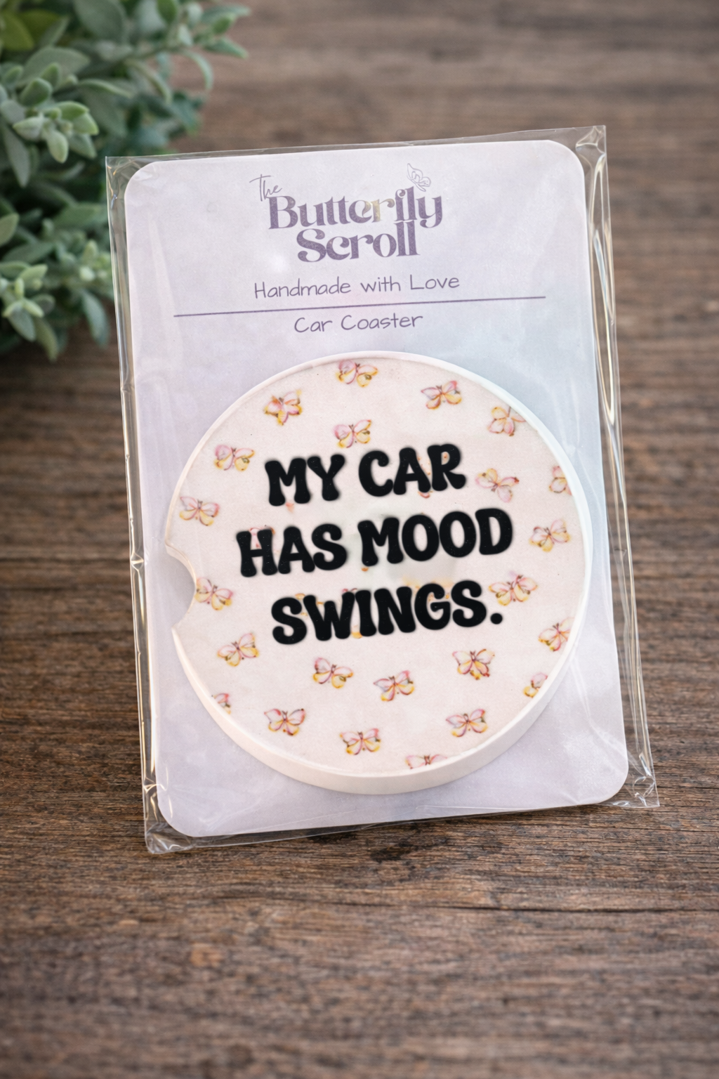 Sassy Ceramic Car Coasters