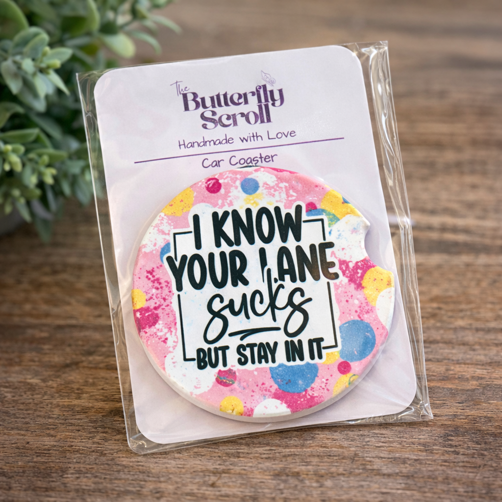 Sassy Ceramic Car Coasters
