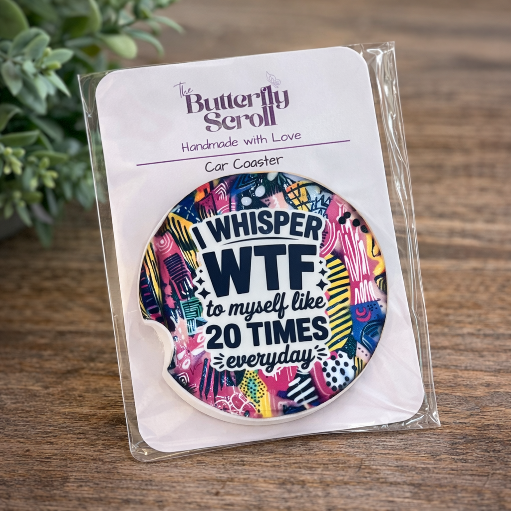 Sassy Ceramic Car Coasters