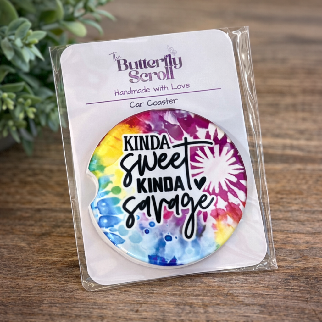 Sassy Ceramic Car Coasters